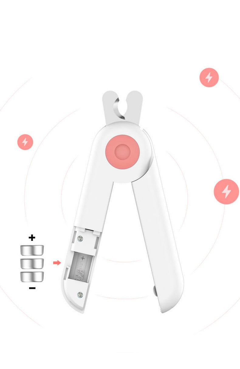 LED Light Pet Nail Clippers for Dogs & Cats