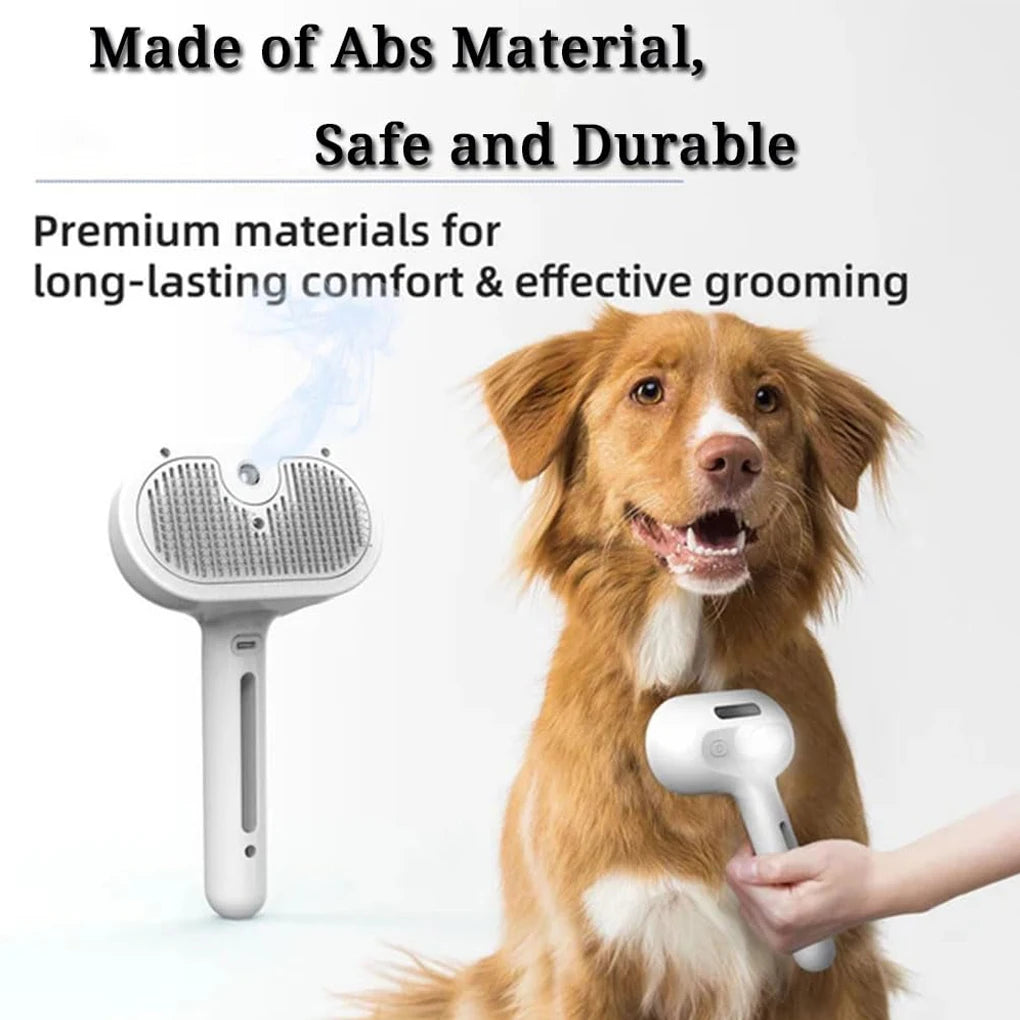 Steam Spray Dog Grooming Brush – Self-Cleaning & Anti-Shed Pet Brush | Neol™