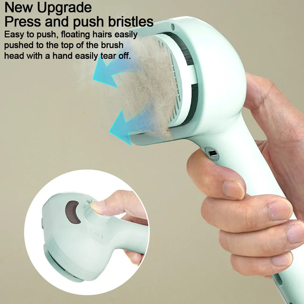 Steam Spray Dog Grooming Brush – Self-Cleaning & Anti-Shed Pet Brush | Neol™