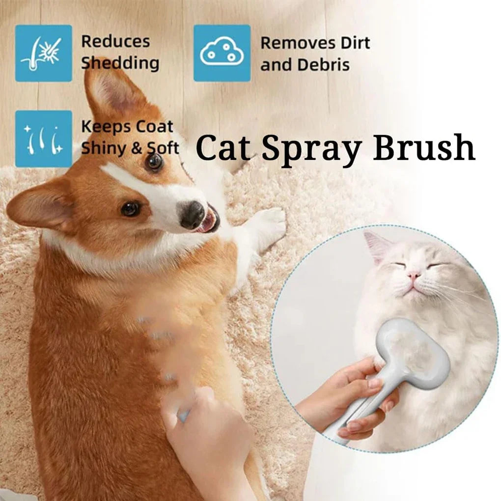 Steam Spray Dog Grooming Brush – Self-Cleaning & Anti-Shed Pet Brush | Neol™