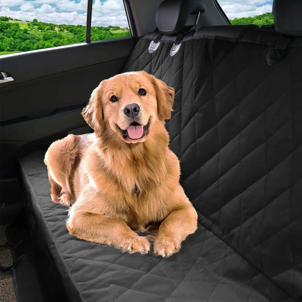 Waterproof Dog Car Seat Cover for Back Seat – Scratch-Proof & Easy Clean